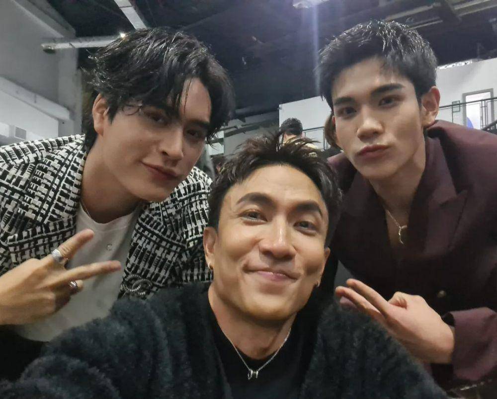 Gemini Norawit, Fourth Nattawat, dan Aof Noppharnach (instagram.com/backaof)