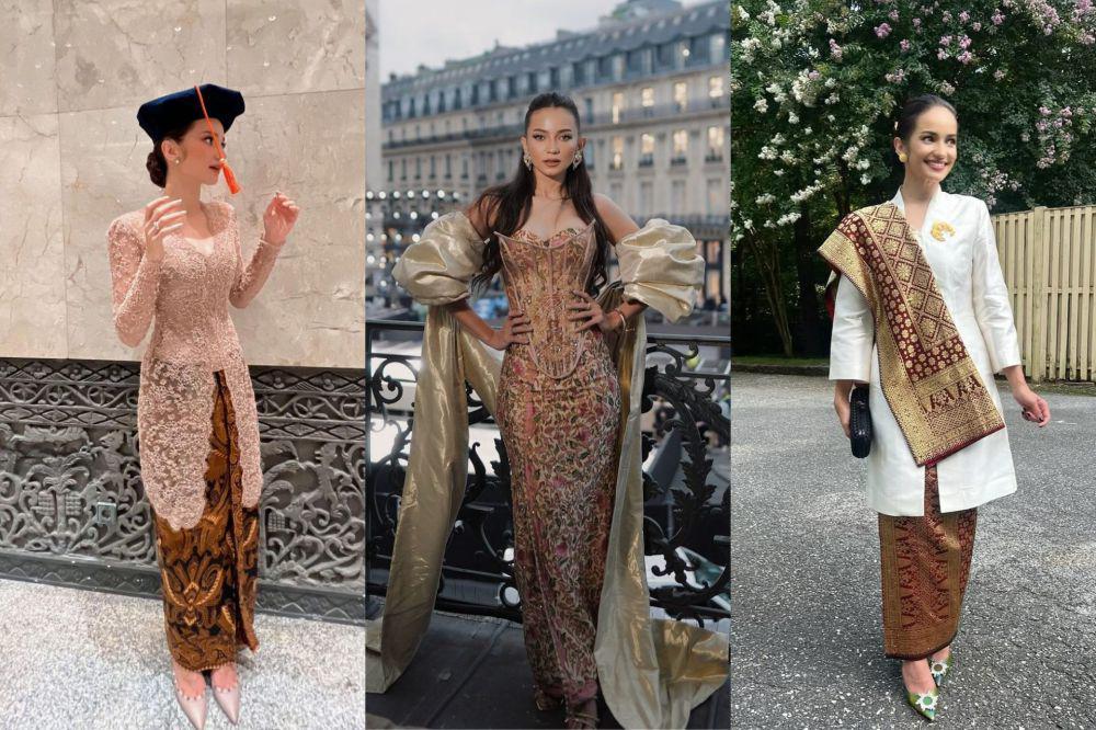 8 Ide Busana Etnik ala Enzy Storia, Anggun dengan Kebaya Tradisional