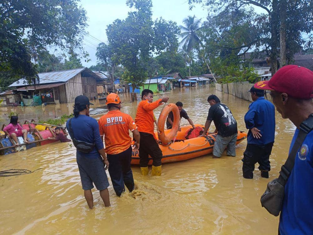 Pemkab PPU Kirimkan Bantuan Korban Banjir di Sepaku