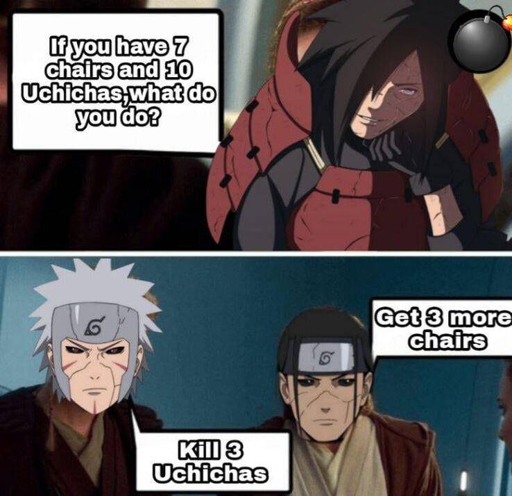 potret meme kocak Tobirama (reddit.com/user/0Aizen0)