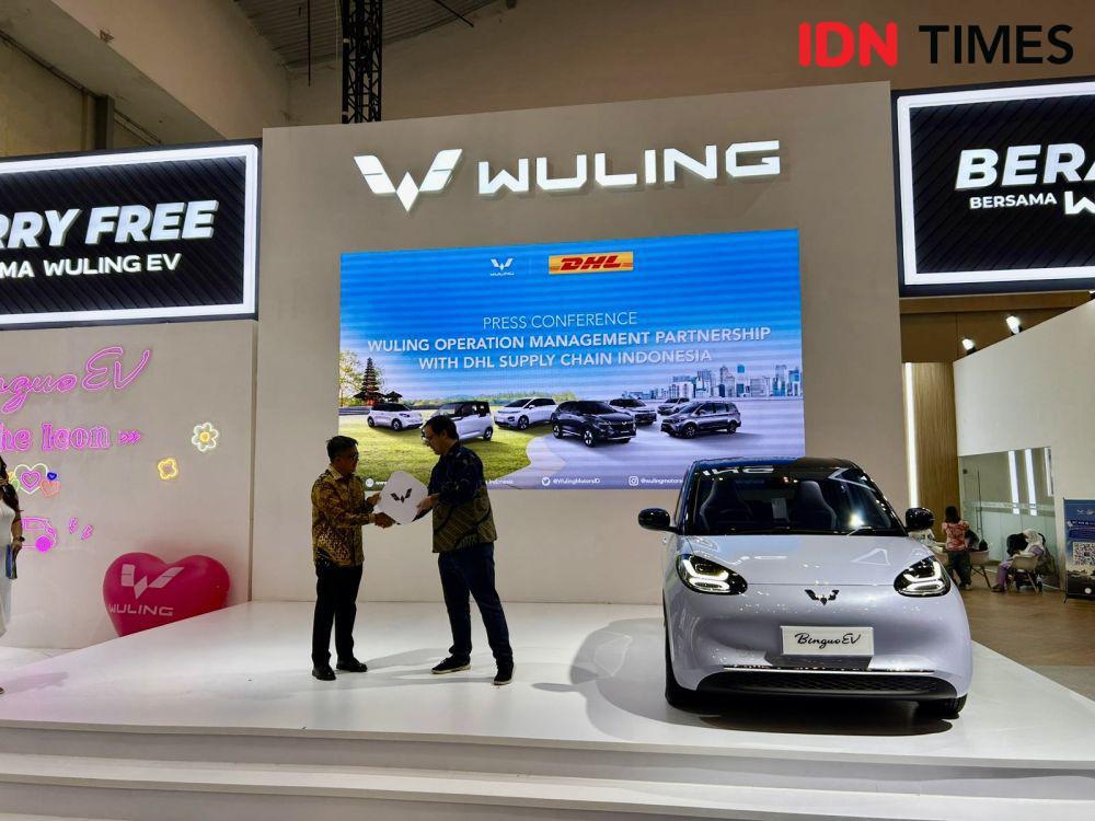 Wuling Umumkan Kolaborasi dengan DHL di GJAW 2024