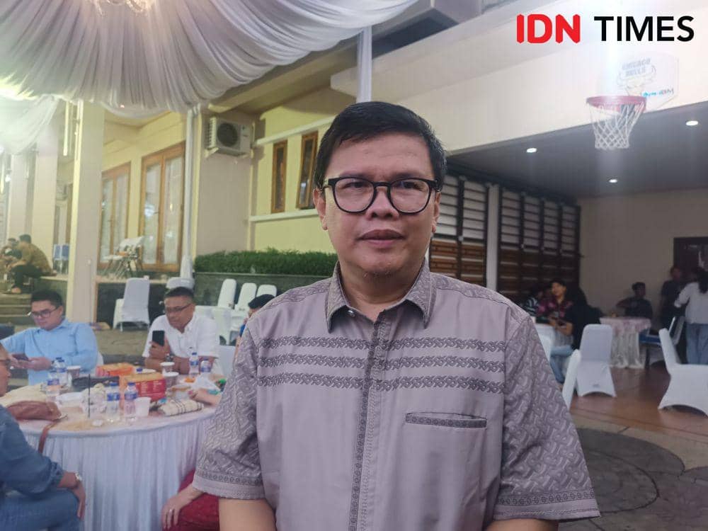 Wakil Ketua DPD Partai Gerindra Lampung, Fauzi Heri. (IDN Times/Tama Yudha Wiguna).