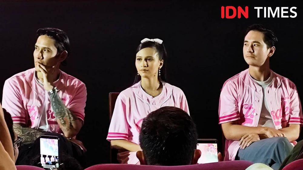 Lutesha di premiere film Cinta Tak Seindah Drama Korea, Kamis (28/11/2024) (dok. IDN Times/Shandy Pradana)