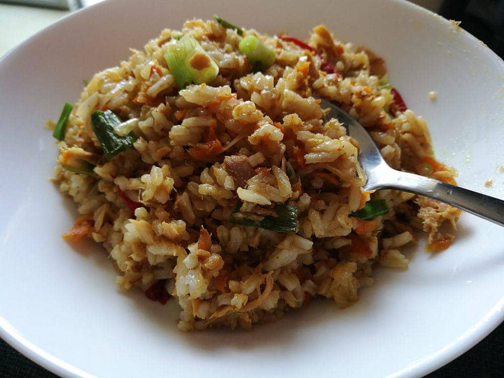 ilustrasi nasi goreng tuna (commons.wikimedia.org/Bawani Sri Jayaveeran)