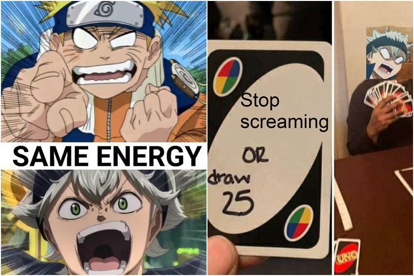 8 Meme Asta Black Clover, Kerjaannya Teriak Mulu!