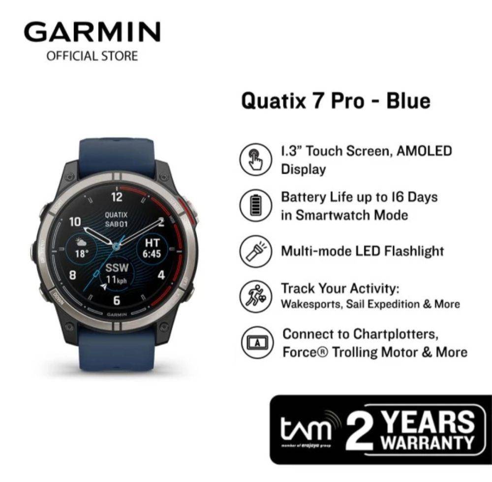 Garmin Quatix 7 Pro (tokopedia.com/Garmin Official Store)