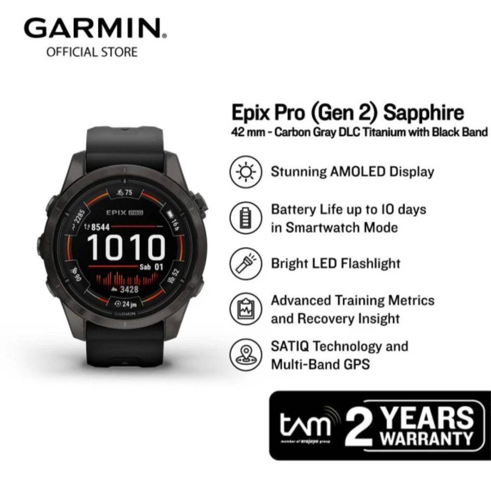 Garmin Epix Pro Gen 2 (tokopedia.com/Garmin Official Store)