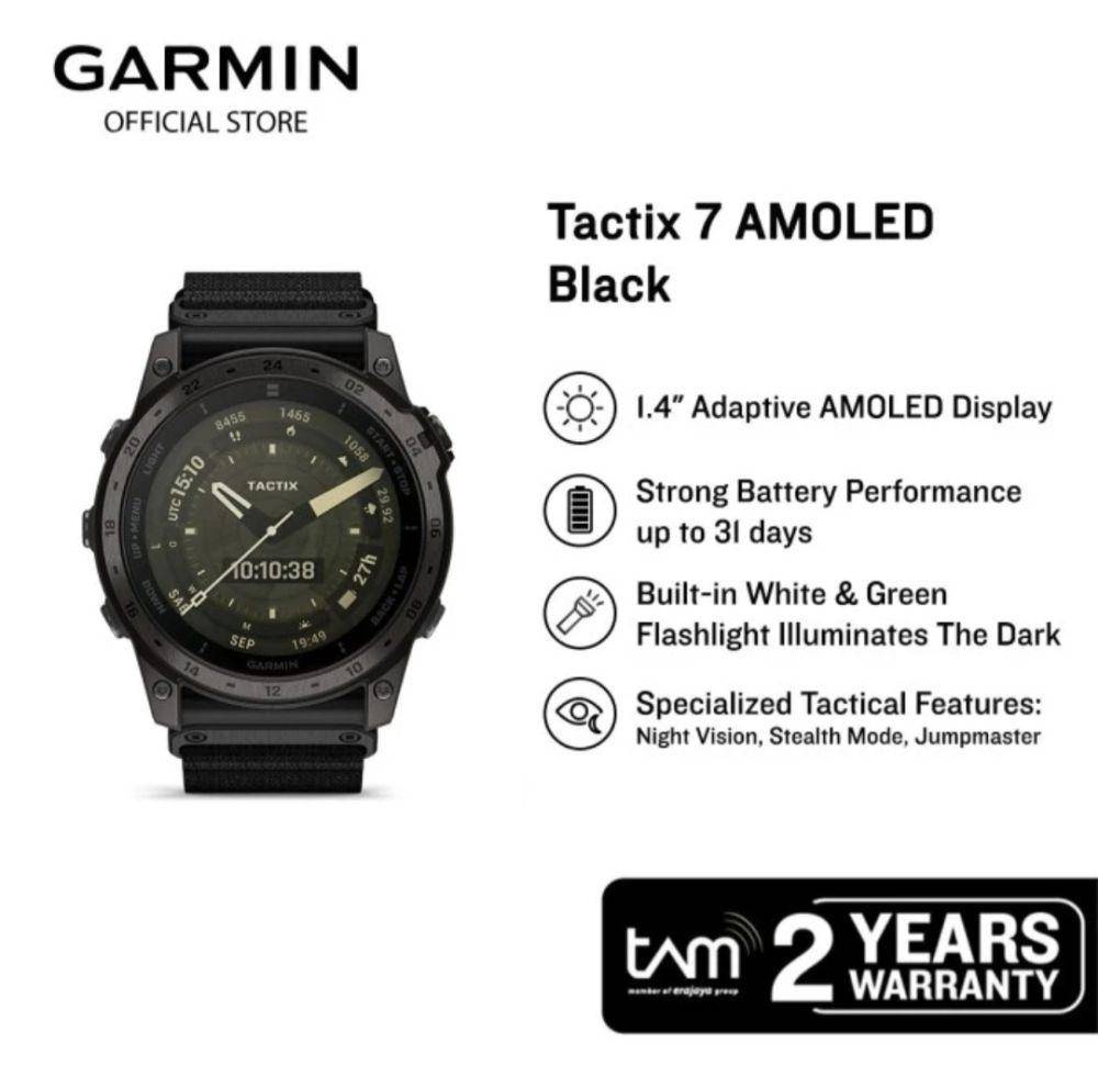 Garmin Tactix 7 AMOLED (tokopedia.com/Garmin Official Store)