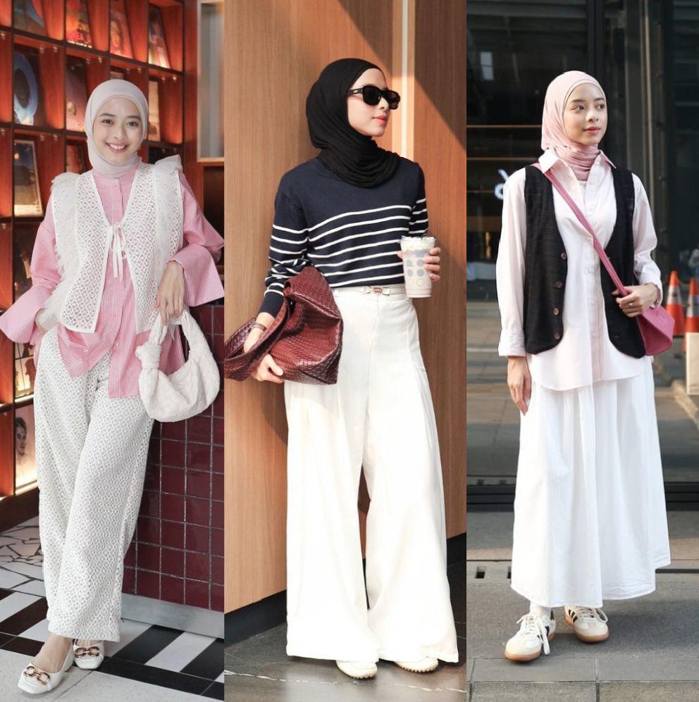 OOTD Rok dan Celana Putih ala Tarisya Milanti,Timeless Style!