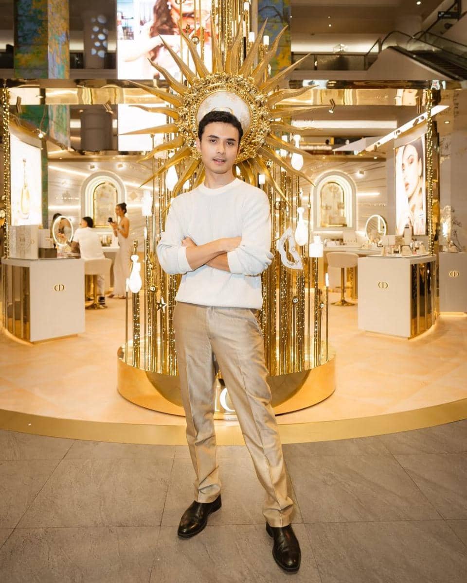 potret Jourdy Pranata di event Dior Holiday 2024