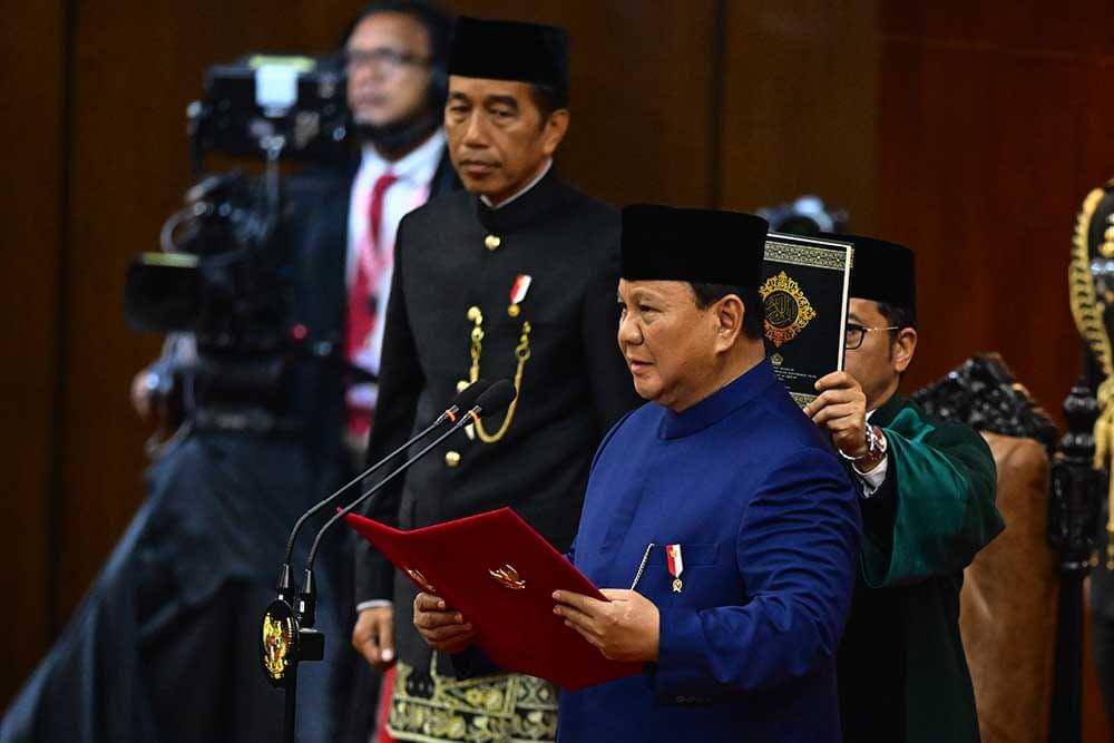 pelantikan presiden wapres prabowo-gibran