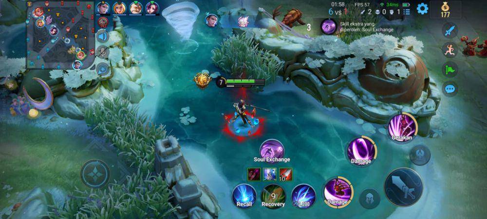 gameplay di mode Snowy Brawl Honor of Kings (dok. TiMi Studio Group/Honor of Kings)