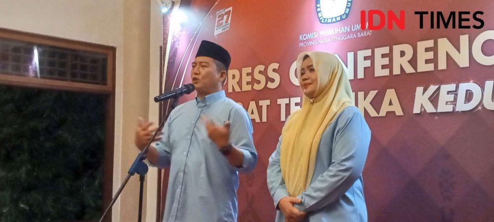 Iqbal-Dinda Sapu Bersih Kemenangan 8 Kabupaten/Kota di Pilgub NTB