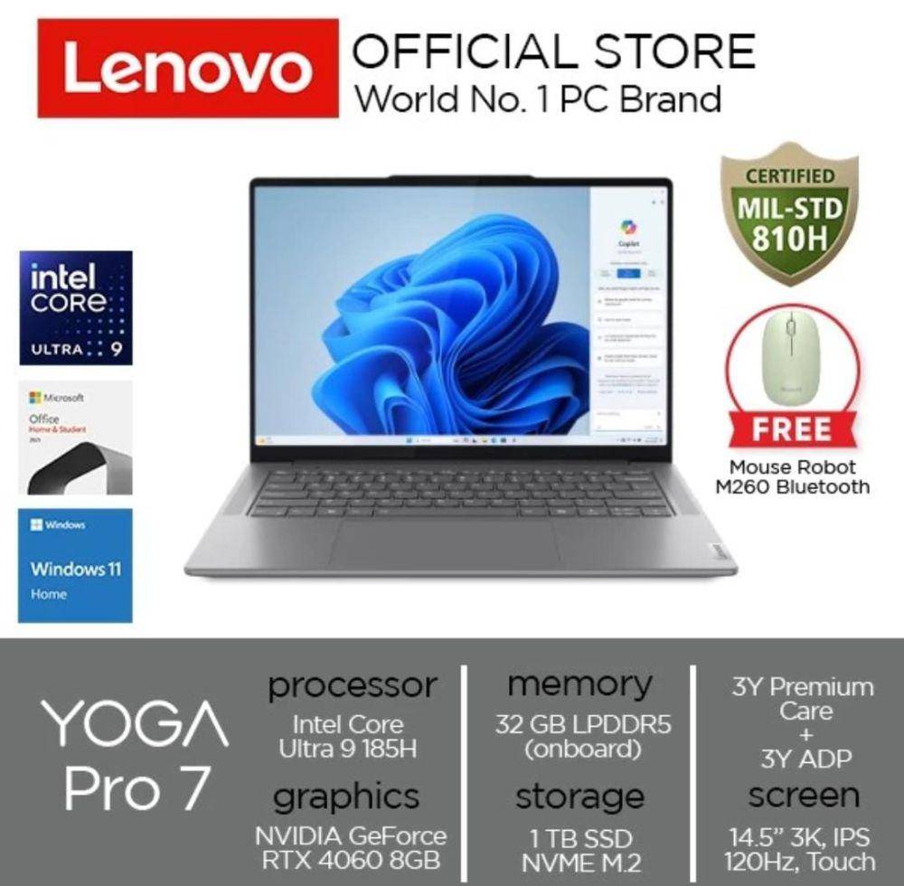 Lenovo Yoga Pro 7 14IMH9 (tokopedia.com/Lenovo Official)