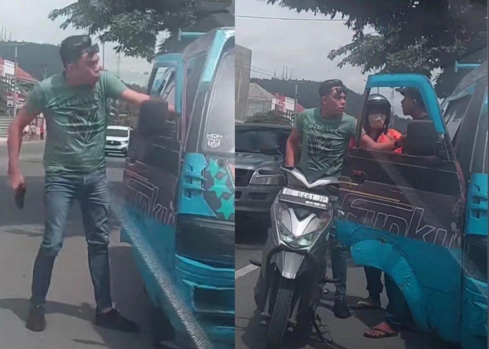 Aksi Polisi di Lampung Tangkap Pencuri Sambil bawa Anak dan Istri