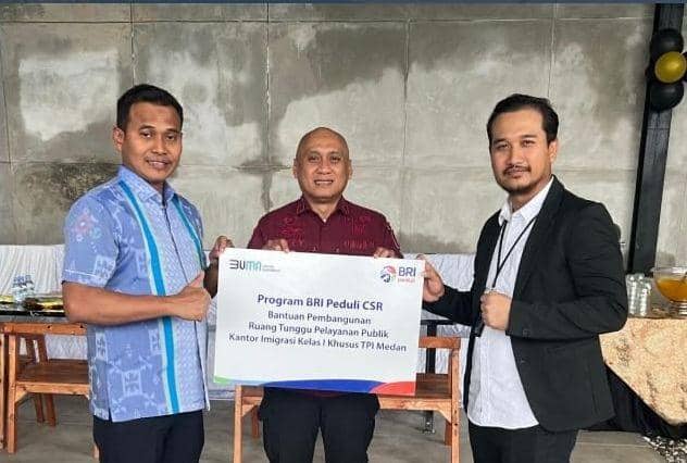 BRI Bangun Ruang Layanan Publik di Kantor Imigrasi Medan