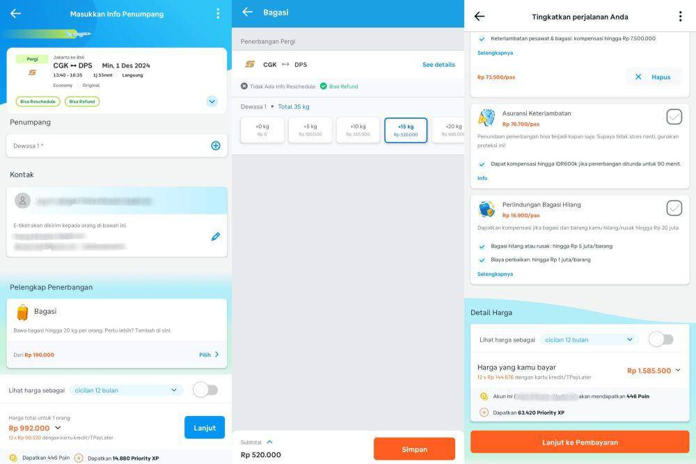 cara membeli bagasi tambahan di Traveloka (IDN Times/Fatma Roisatin)