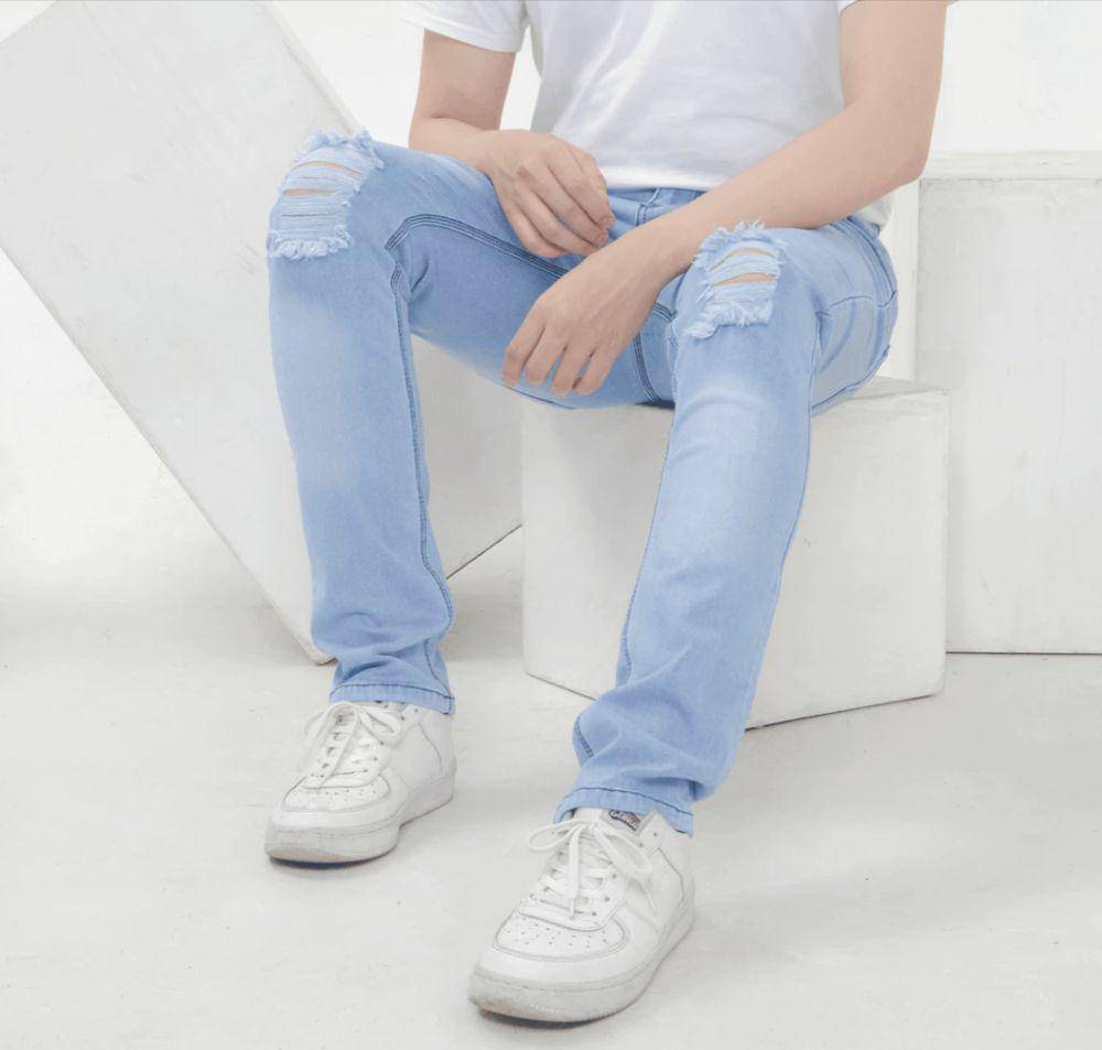 Zweckout Label Celana Jeans Pria Sobek (shopee.co.id/Zweckout Label Official shop)