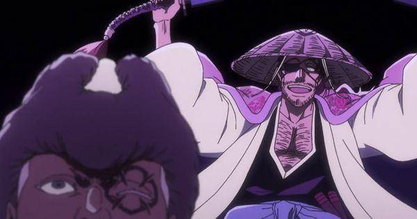 Kyoraku menemukan Lille ( Dok. Pierrot / Bleach )