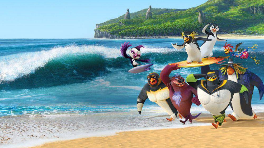 Poster film Surf's Up (dok. Sony Pictures Animation/Surf's Up)