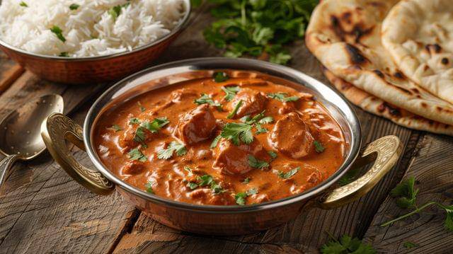 Potret chicken tikka masala