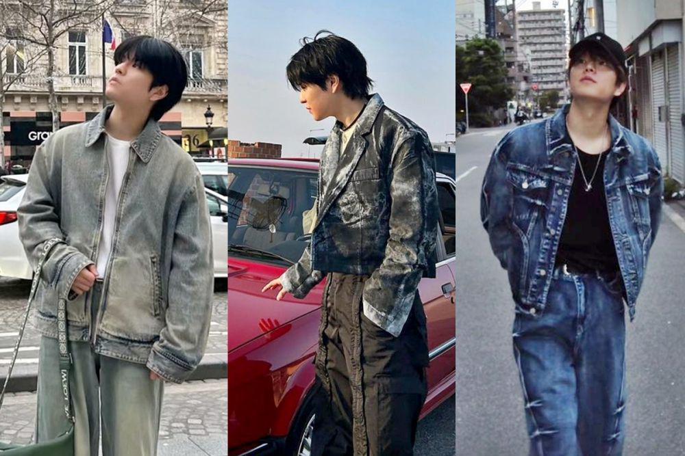 7 Inspirasi OOTD Denim ala Seungmin Stray Kids, Kece buat Hangout!