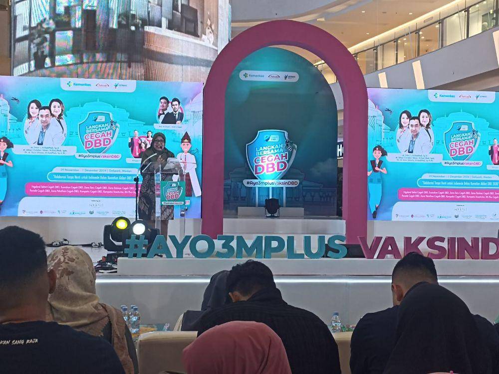 PT Takeda Innovative Medicines bersama Kementerian Kesehatan RI menggelar kampanye "Langkah Bersama Cegah DBD" di Medan 29 November-1 Desember (dok.istimewa)
