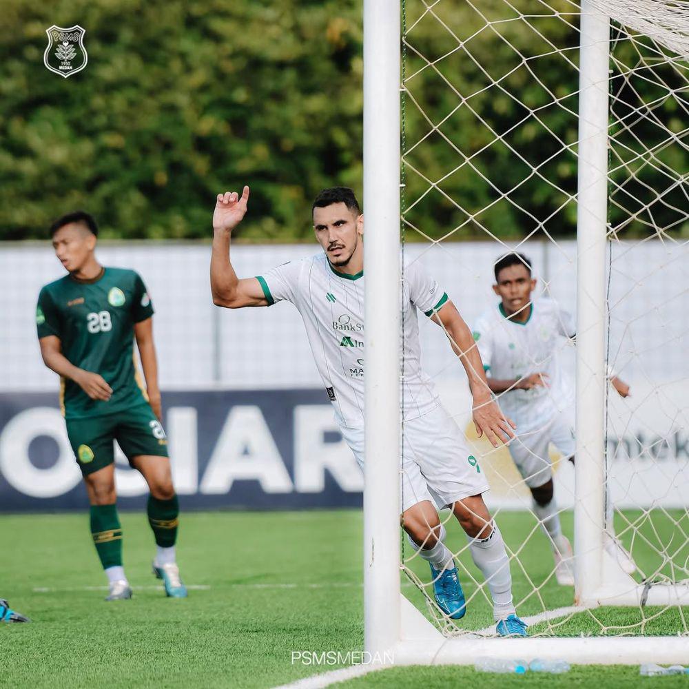 Bantai Persikabo 4-0 di Kandangnya, PSMS Melesat ke Peringkat 2