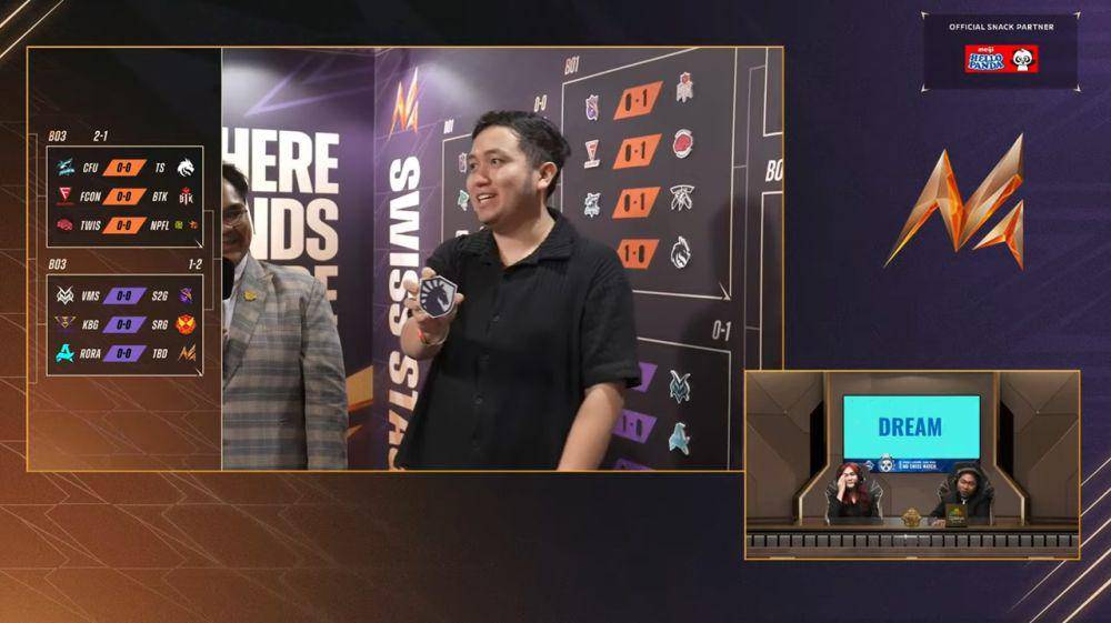 Undian acak dari Baloyskie menempatkan TLID sebagai lawan Aurora Gaming. (youtube.com/MPL Indonesia)