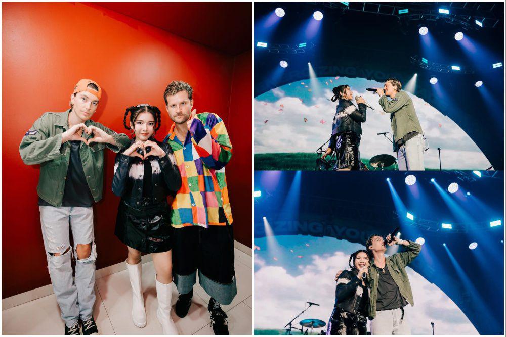 8 Potret Tiara Andini Manggung Bareng Band LANY, Gebrakan Baru!