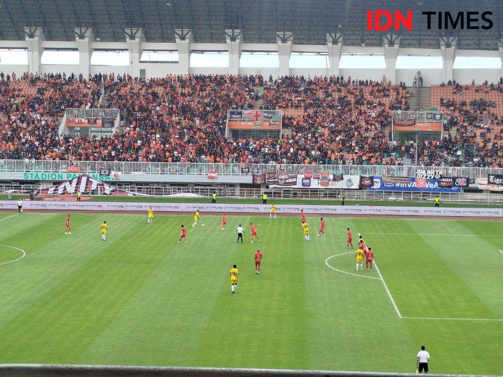 Persija lawan Persik di Liga 1 2024/25. (IDN Times/Sandy Firdaus)