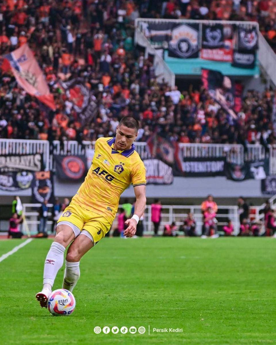 Pemain Persik Kediri saat melawan Persija Jakarta. IDN Times/ istimewa