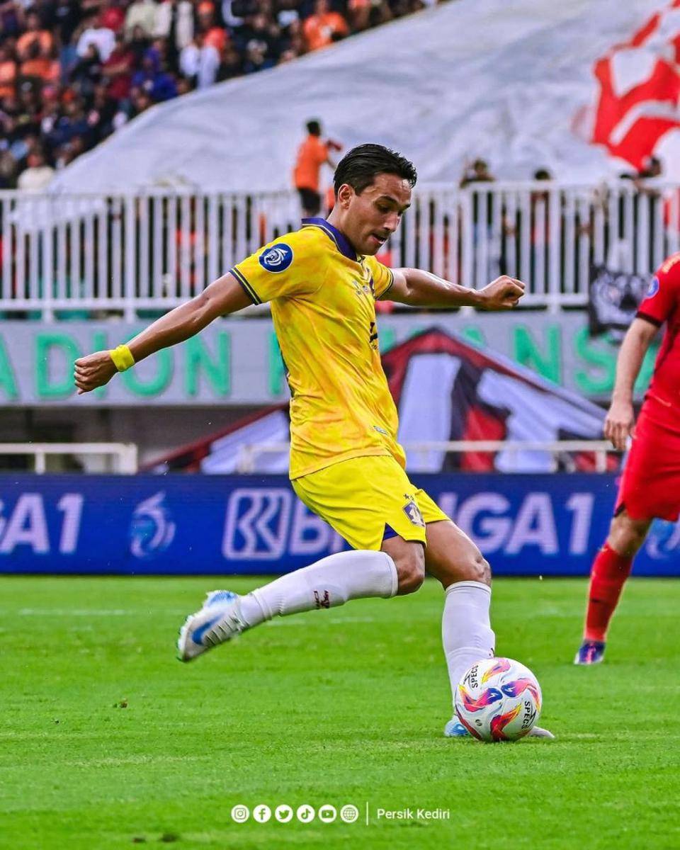 Pemain Persik Kediri saat melawan Persija Jakarta. IDN Times/ istimewa