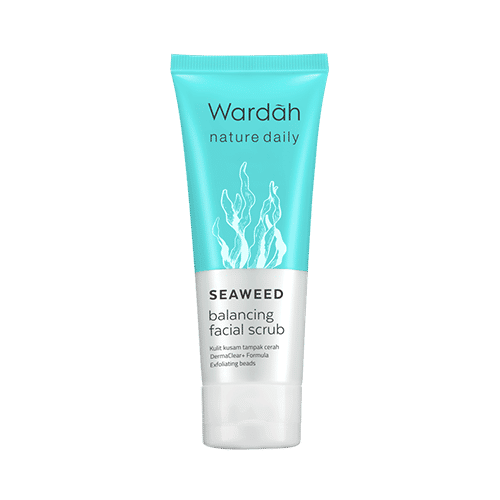 Wardah Nature Daily Seaweed Balancing Facial Scrub (wardahbeauty.com)