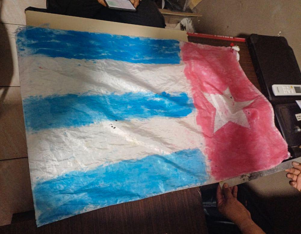 Bendera Bintang Kejora Berkibar di Timika, Polisi Selidiki