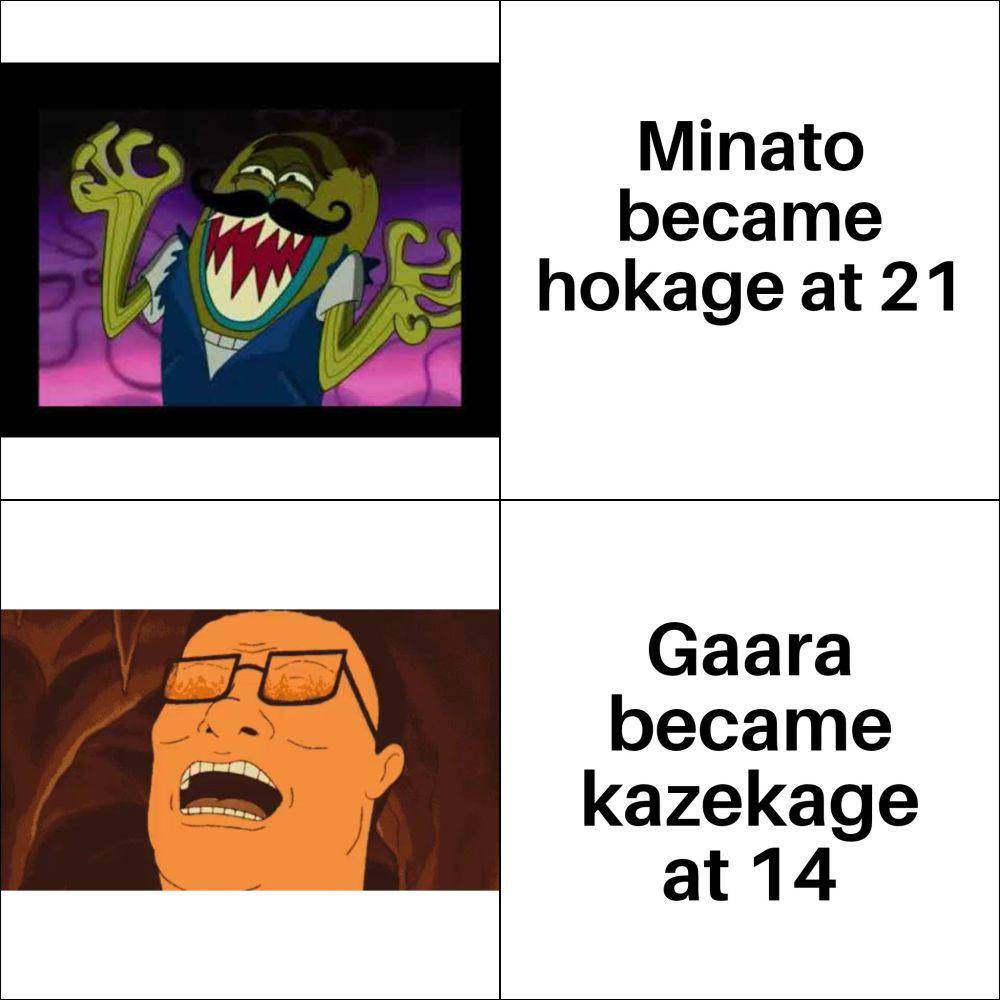 potret meme Minato Namikaze (reddit.com/r/narutomemes)