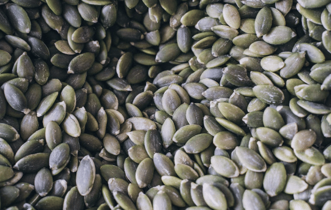 ilustrasi biji labu (pexels.com/anntarazevich)