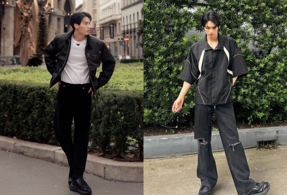 8 Referensi Outfit Street Style ala Win Metawin, Superkece!