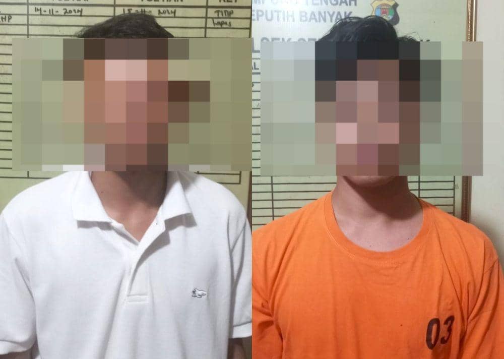 2 Pria Lampung Tengah Curi Uang Rp51 Juta dari Rekening Teman Wanita