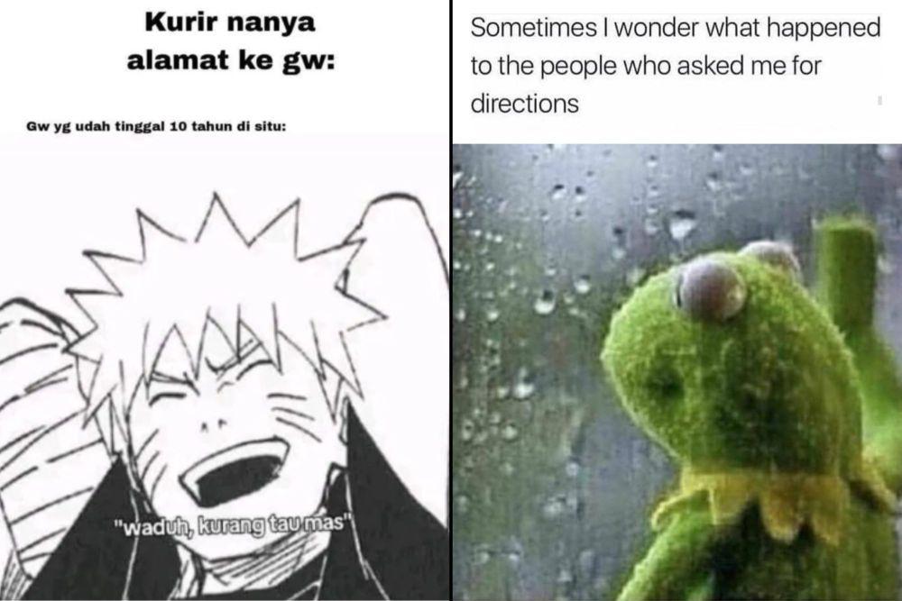 7 Meme Nanya Arah dan Alamat, Suka Bikin Bingung