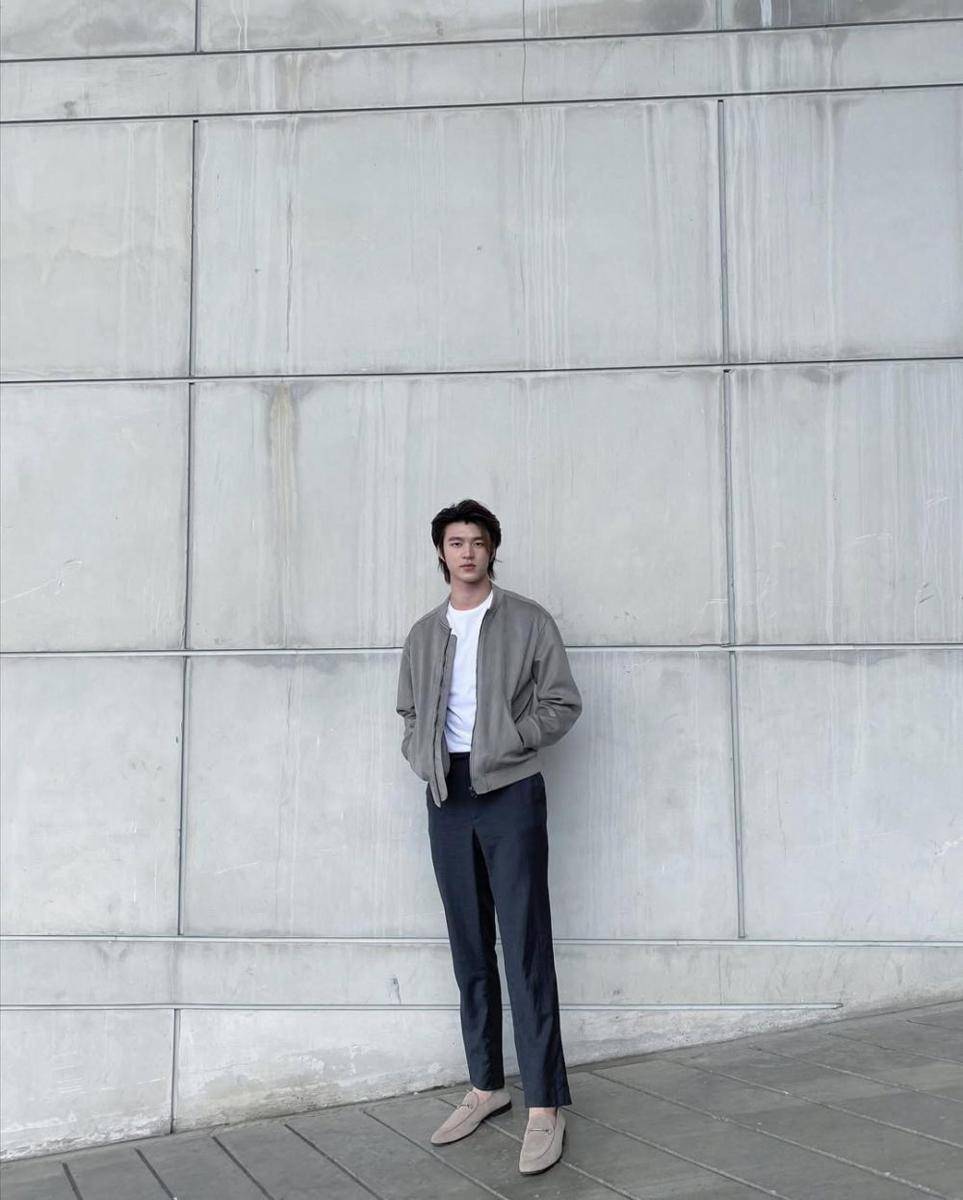 outfit layering ala Meen Nichakoon (instagram.com/meennicha8)