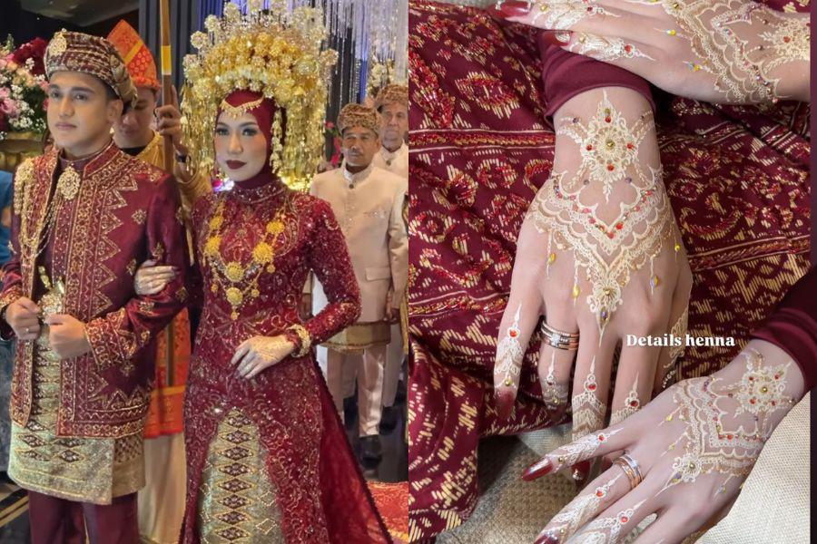 Busana dan Dekorasi Resepsi Zahwa Nadhira-Royhan Akbar Anak Mahfud MD