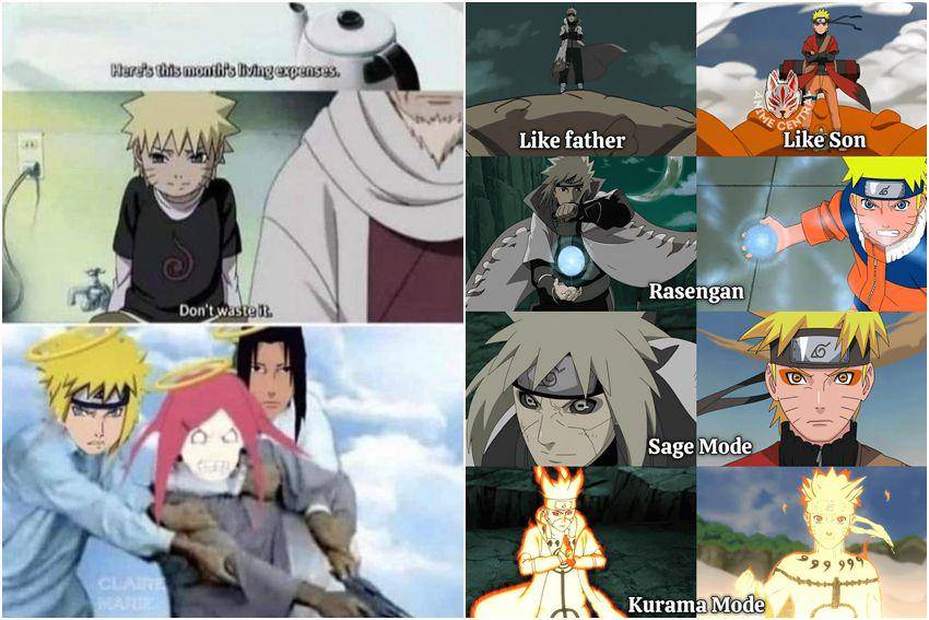 kolase potret meme Minato Namikaze (reddit.com/user/PizzaLover7882 | reddit.com/user/SereneSoul76)