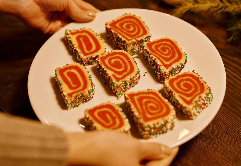 Resep Christmas Pinwheel Cookies, Kue Natal yang Penuh Warna