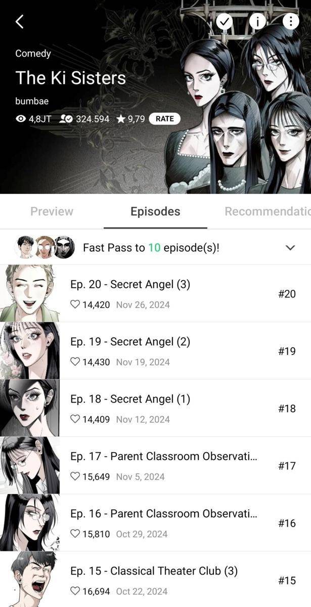 Webtoon The Ki Sisters (dok. Webtoon/The Ki Sisters)