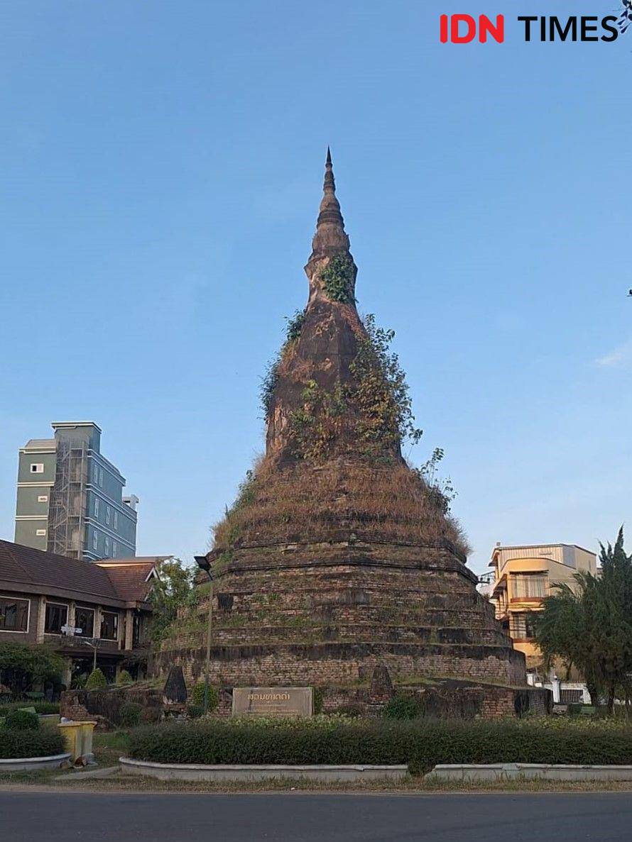 Suasana sekitar Viantiane, Laos, yang tenang (IDN Times/Satria Permana)