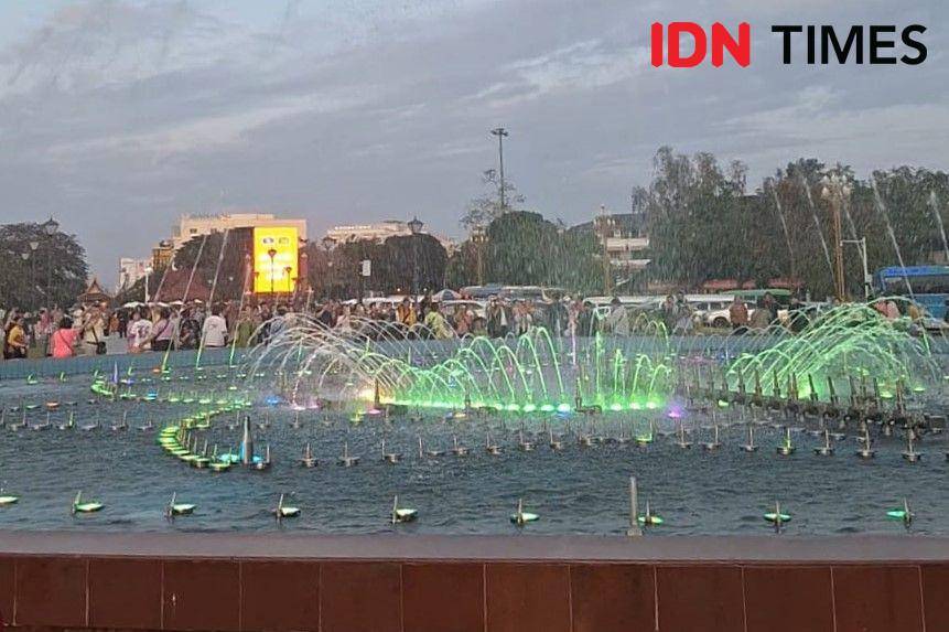 Suasana sekitar Viantiane, Laos, yang tenang (IDN Times/Satria Permana)