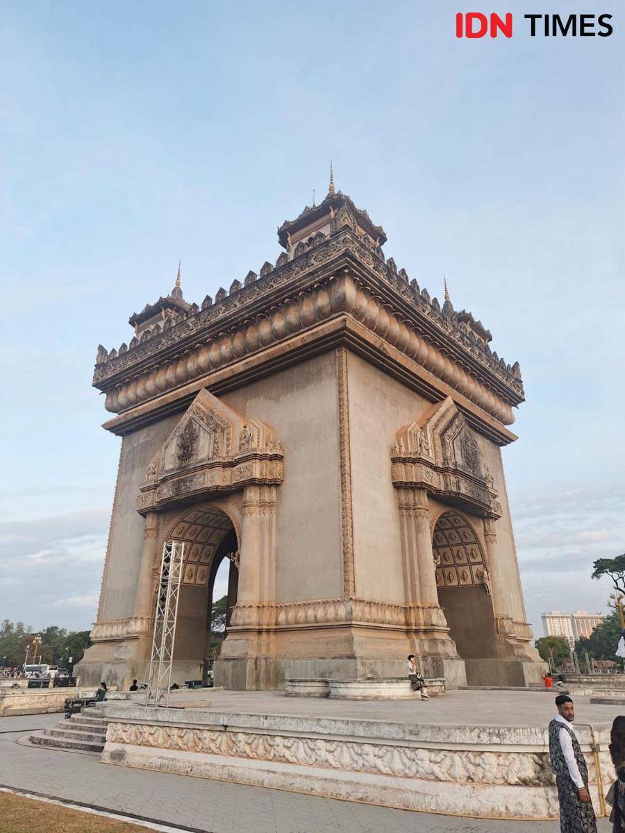 Suasana sekitar Viantiane, Laos, yang tenang (IDN Times/Satria Permana)