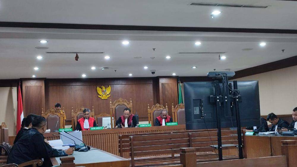 Sidang di Pengadilan Tipikor Jakarta Pusat, Senin (2/12/2024). (IDN Times/Aryodamar)