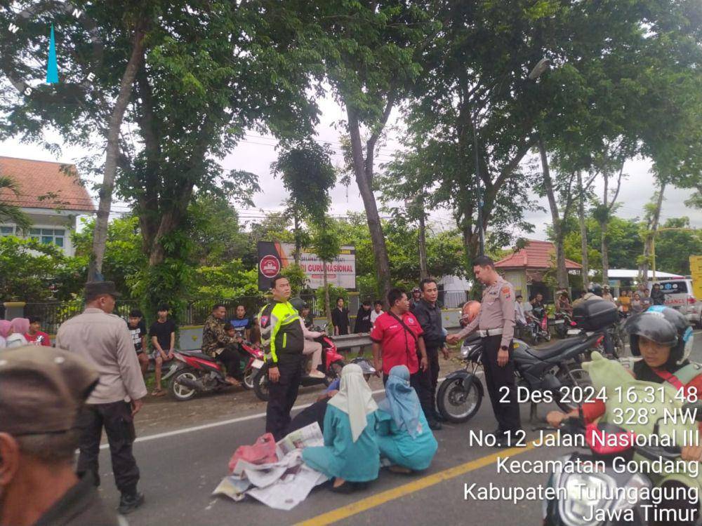 Jenazah korban saat berada di lokasi kejadian. IDN Times/ istimewa